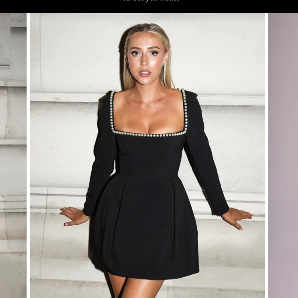 The Ultimate Muse Pearl Dress | Black | Odd Muse